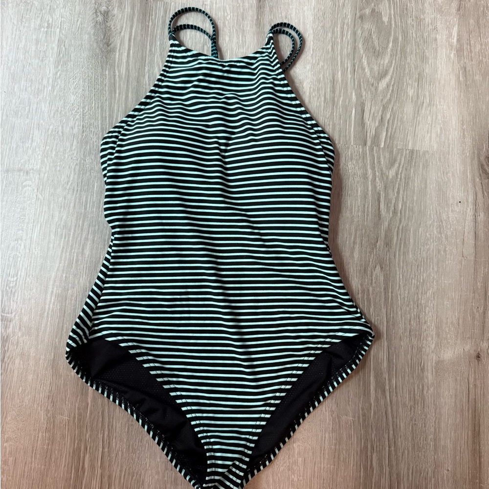 Gap Fit Striped One-Piece Swimsuit